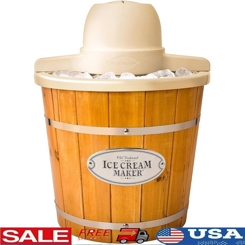 Homemade Ice Cream Maker Machine Gelato Frozen Yogurt Quick Easy 20 Min Churn US