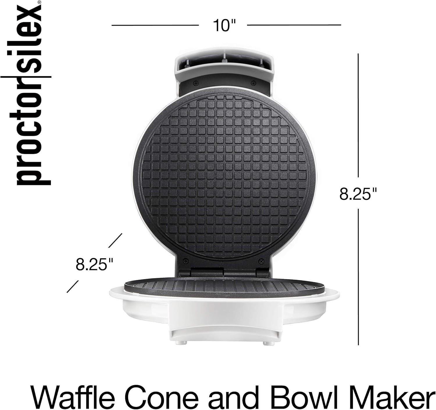 Proctor Silex Waffle Cone and Ice Cream Bowl Maker with Browning Control, Shaper