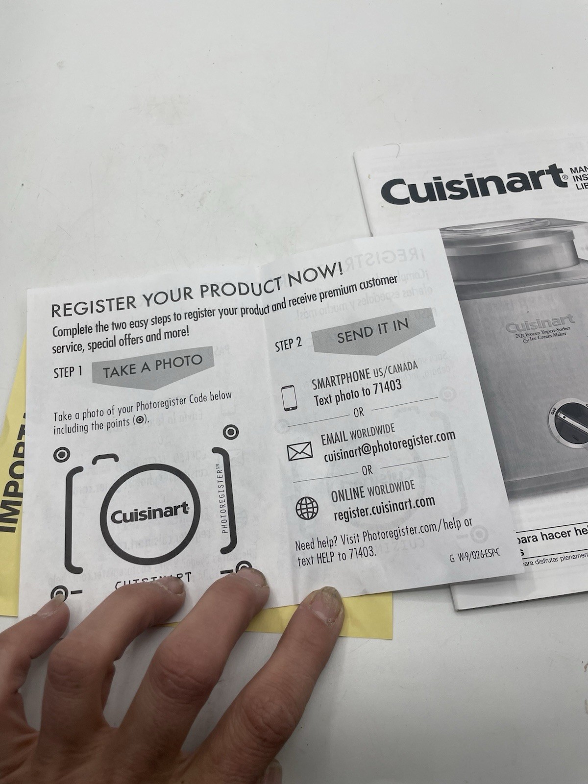Cuisinart Frozen Yogurt Sorbet Ice Cream Maker Model ICE-30BCP1