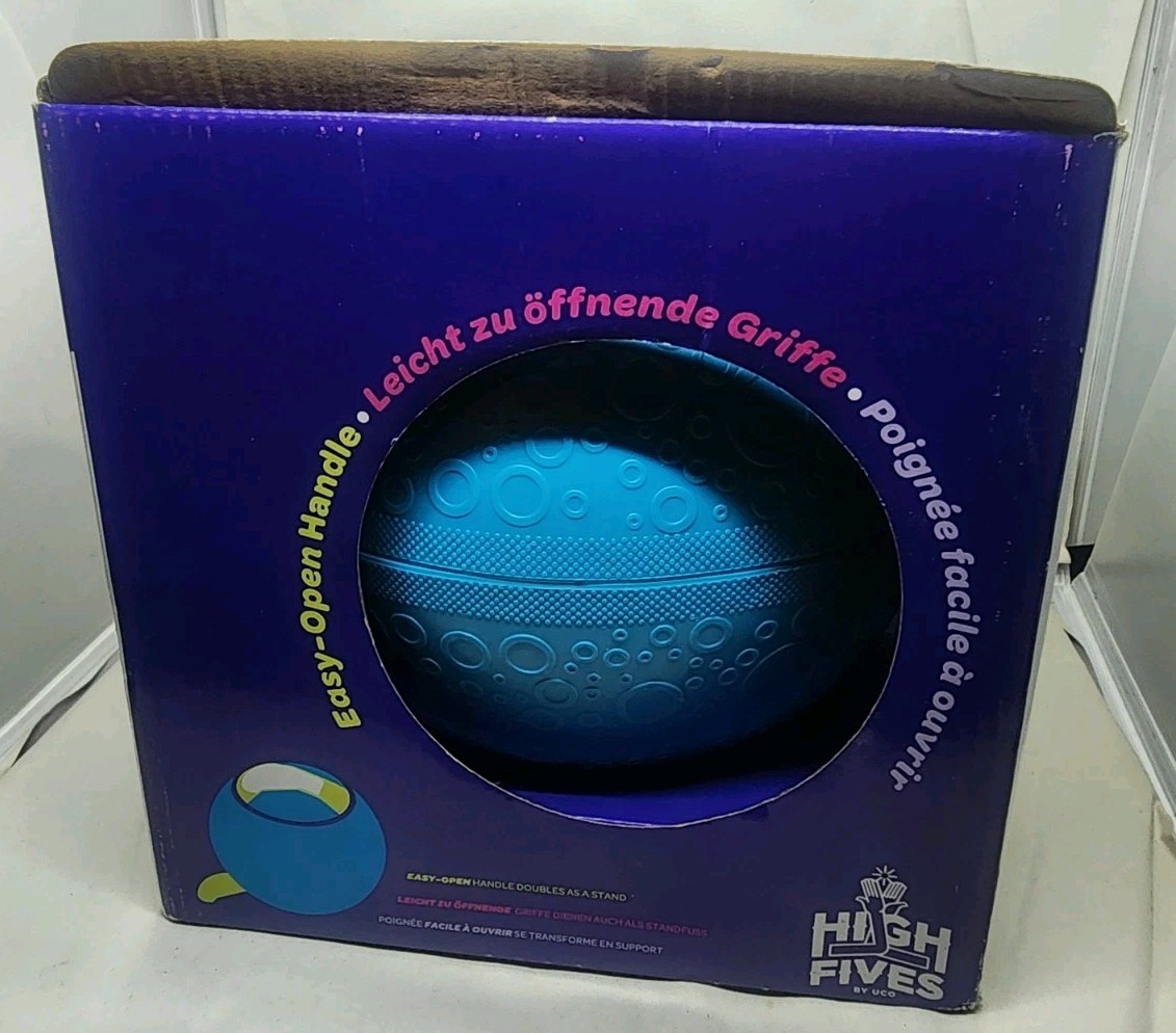1 Pint Ice Cream Maker Yay Labs High Fives Soft Shell Blue Ice Cream Ball New