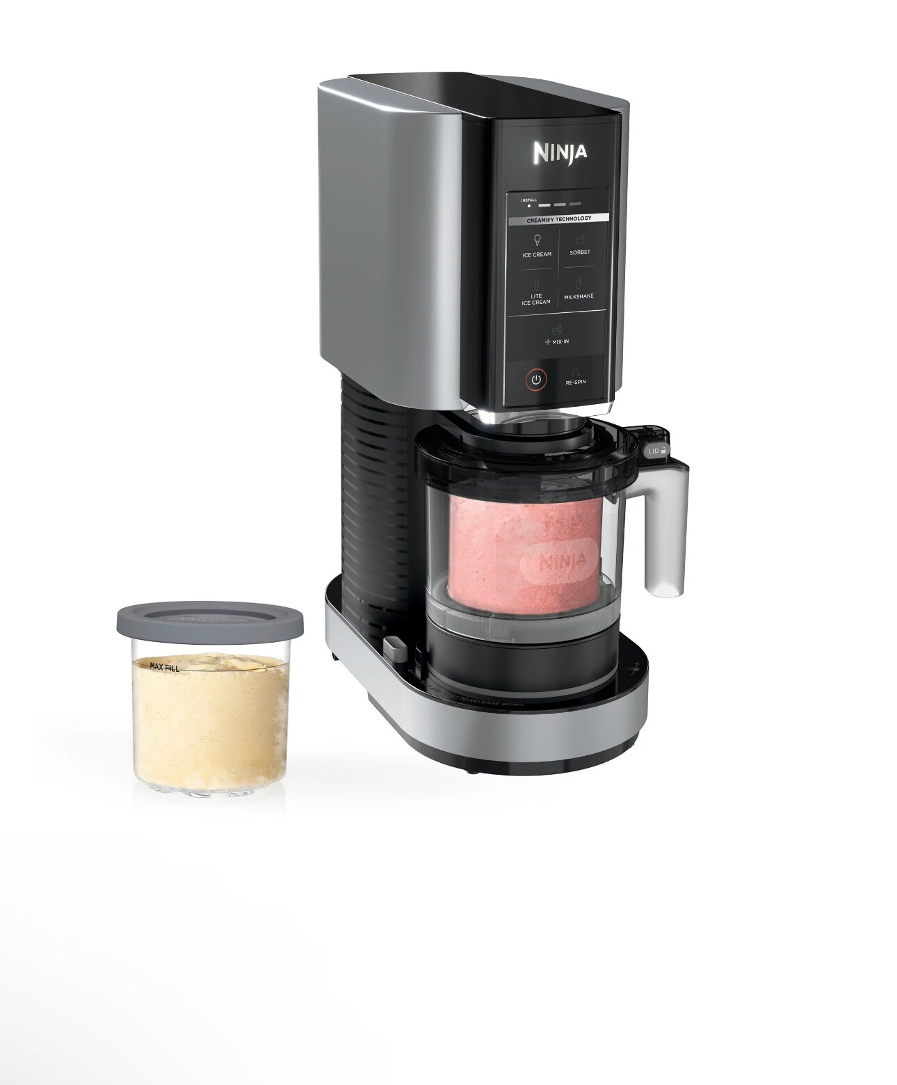 Ninja CREAMi Ice Cream Maker, 5 One-touch Programs, (2) 16oz.