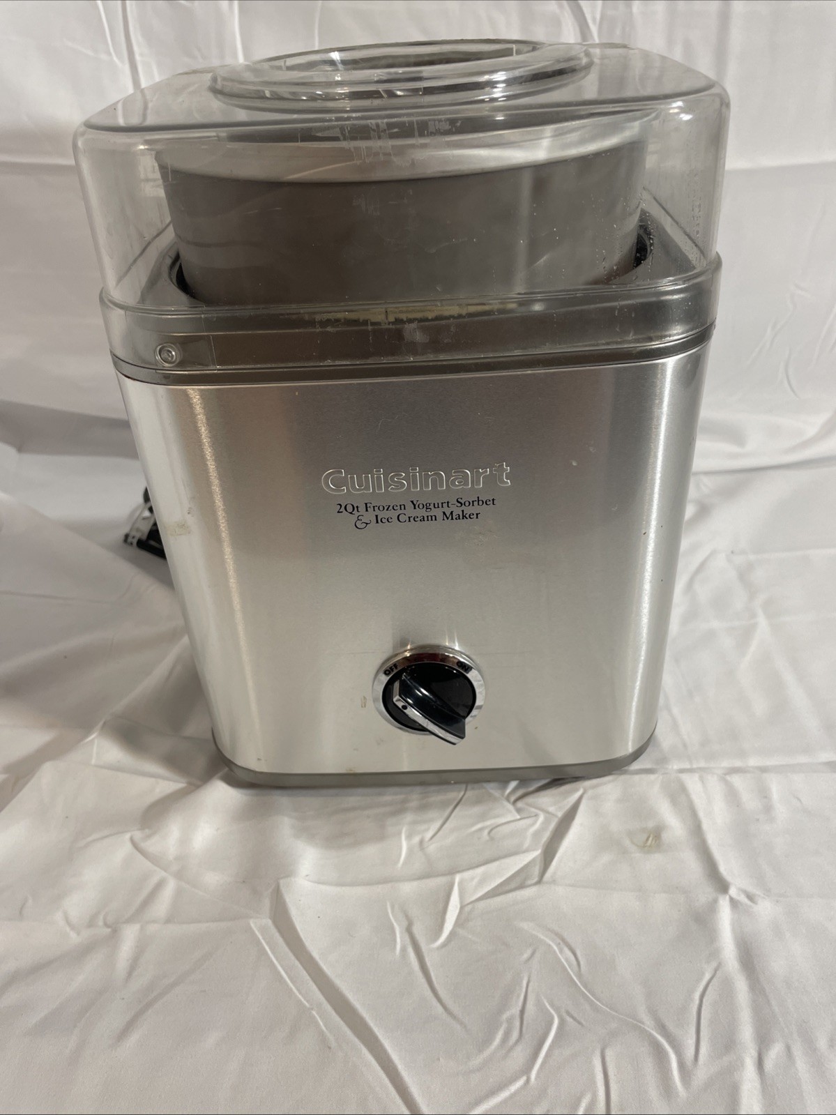 Cuisinart Ice Cream/Yogurt Maker Pure Indulgence 2 Quart Frozen Yogurt/Sorbet