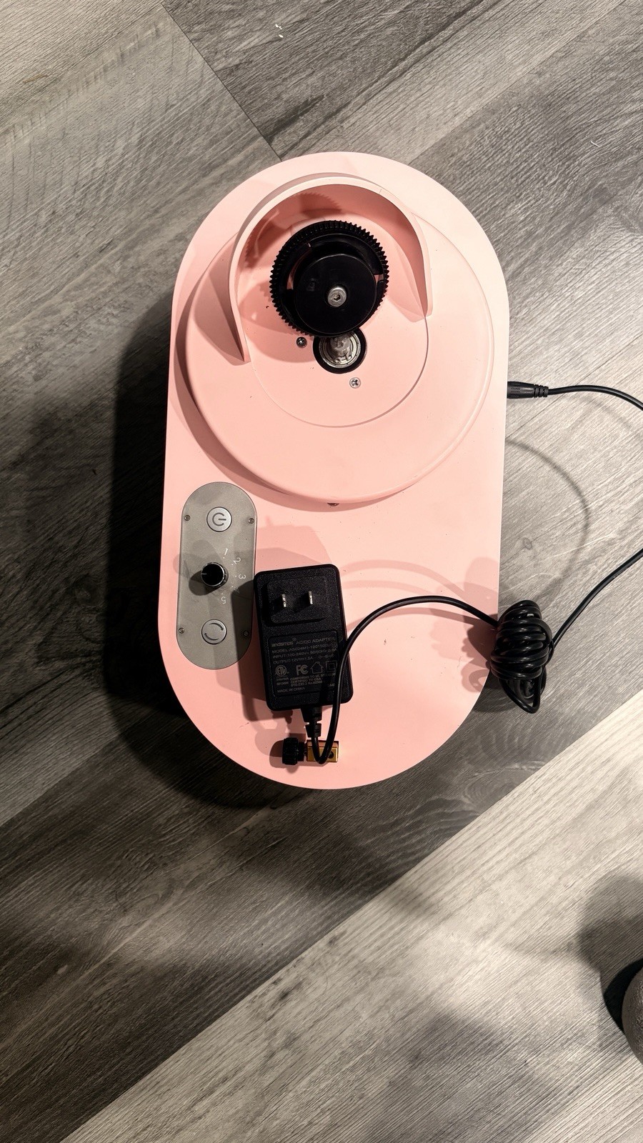 Pink Automatic Electric Ice Cream Maker Base w/ Power Adapter, 0.5 qt 6W