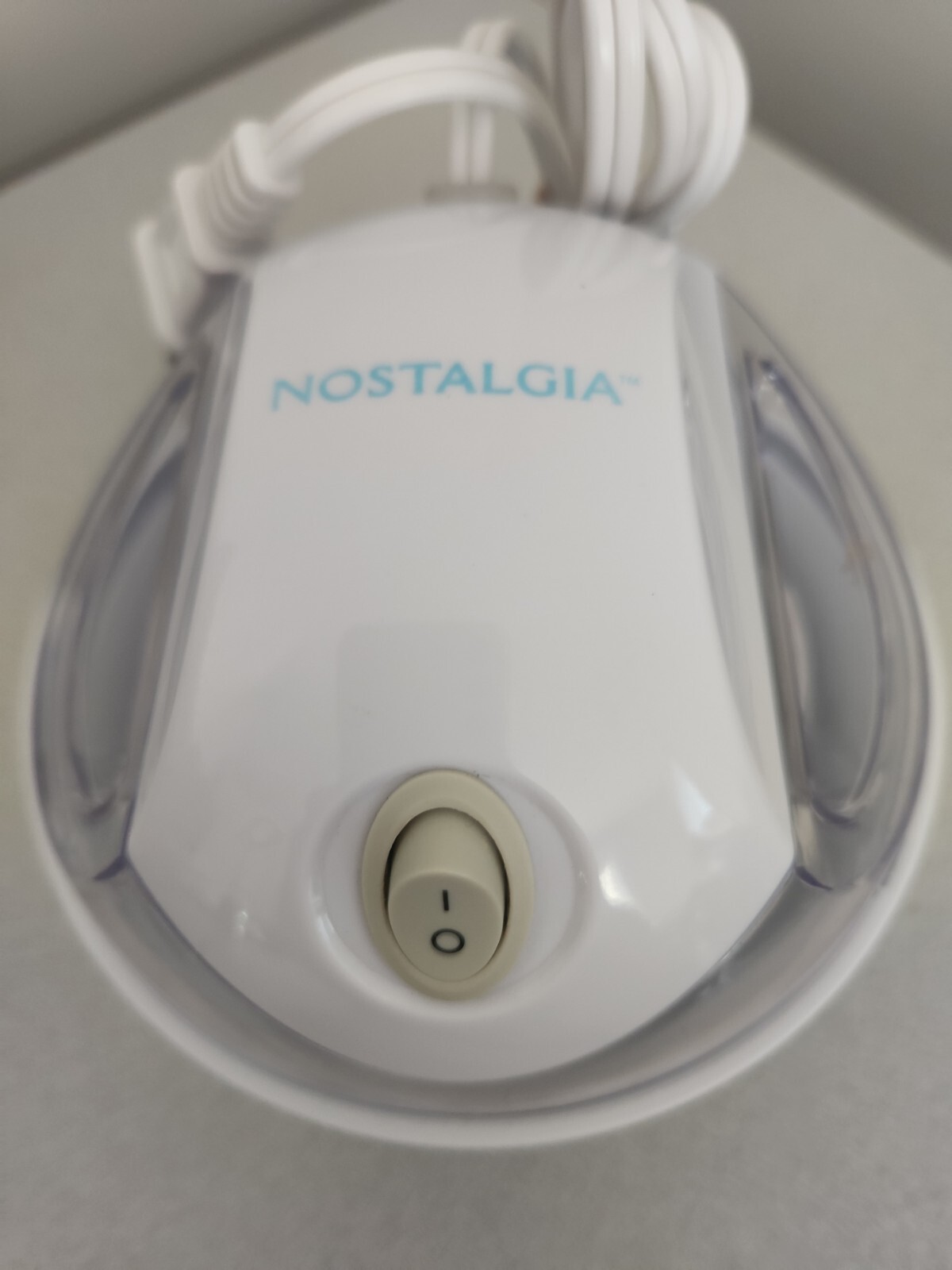 Nostalgia ICM500BLUE 1 Pint Electric Ice Cream Frozen Yogurt Gelato Maker Blue
