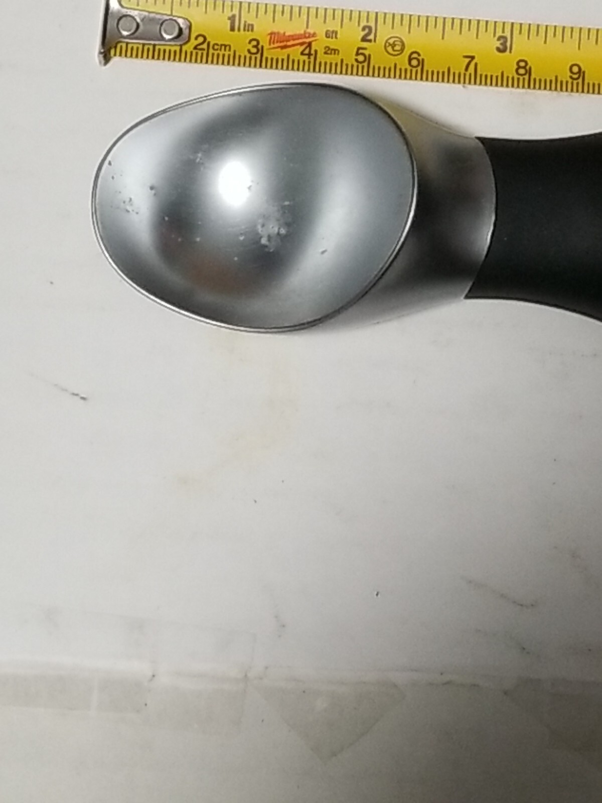 Goodcook Weighted Ice Cream Scoop, Zinc Head, Comfort Grip Handle, Won’t bend