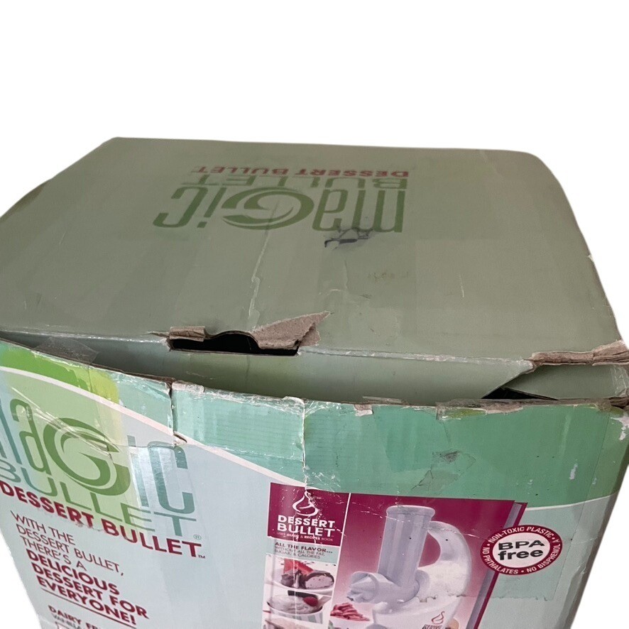 Magic Bullet Dessert Bullet White DBR-0101 Blender *Open Box READ*