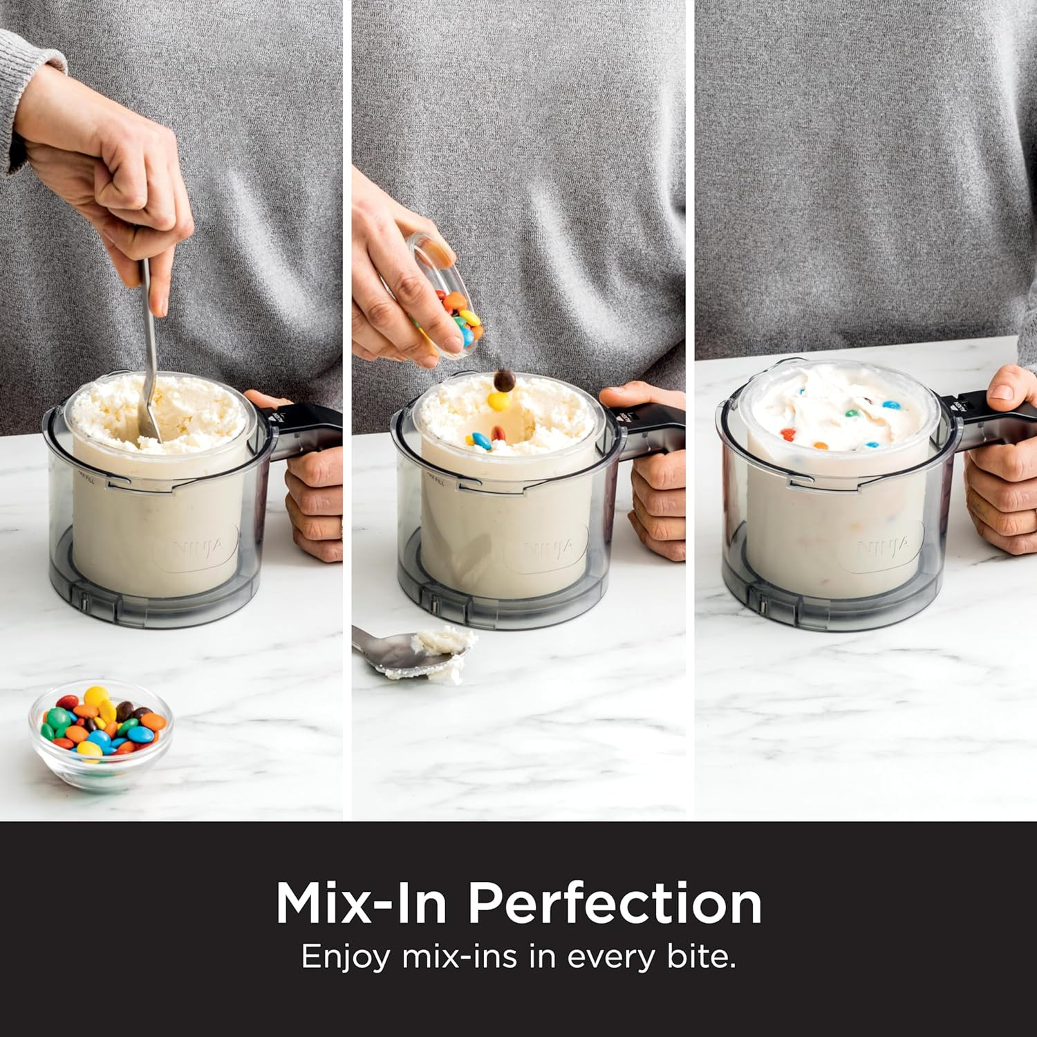 Creami, Ice Cream Maker,Sorbet,Smoothies & More,7-In-1,Pints wLid,Black,NC299AMZ