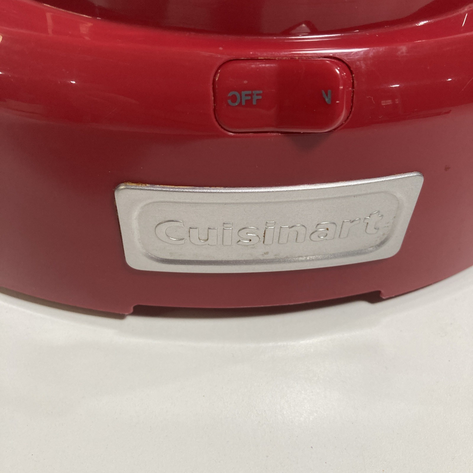 Cuisinart Automatic Frozen Yogurt & Ice Cream Maker Ice-21 Red Motor Base Parts