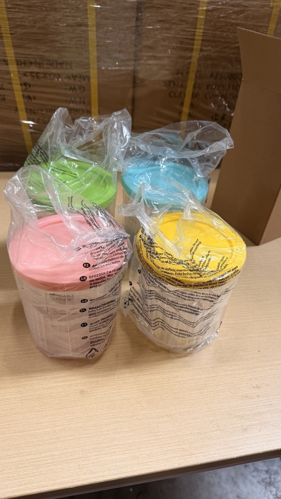 Premium 24 oz. Pint Containers for Ninja Creami Deluxe – 4 Pack | NC500, NC501