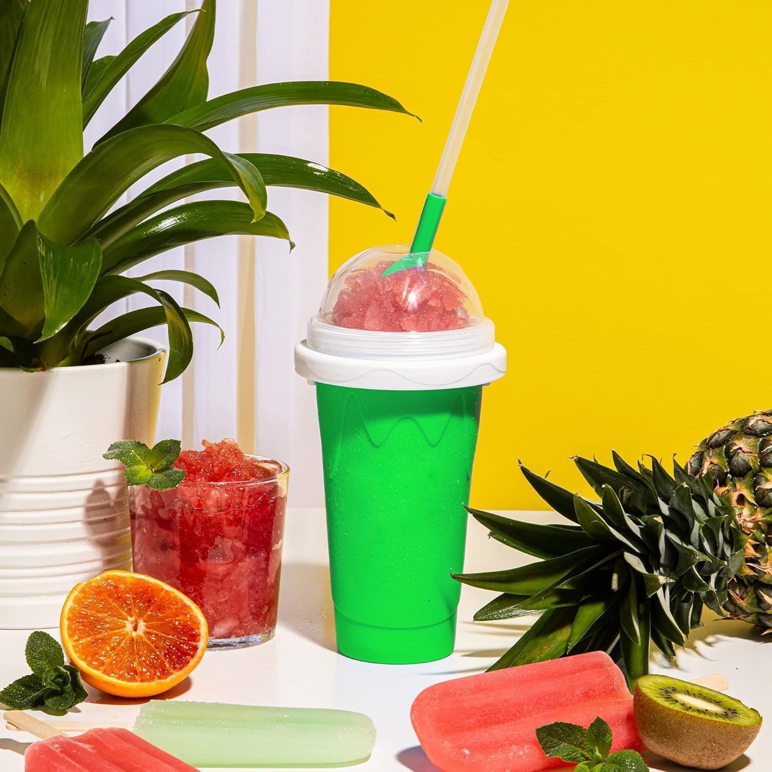 Frozen Magic Slushy Maker Cup Slushie Cups Maker Milk Cola Squeeze cup