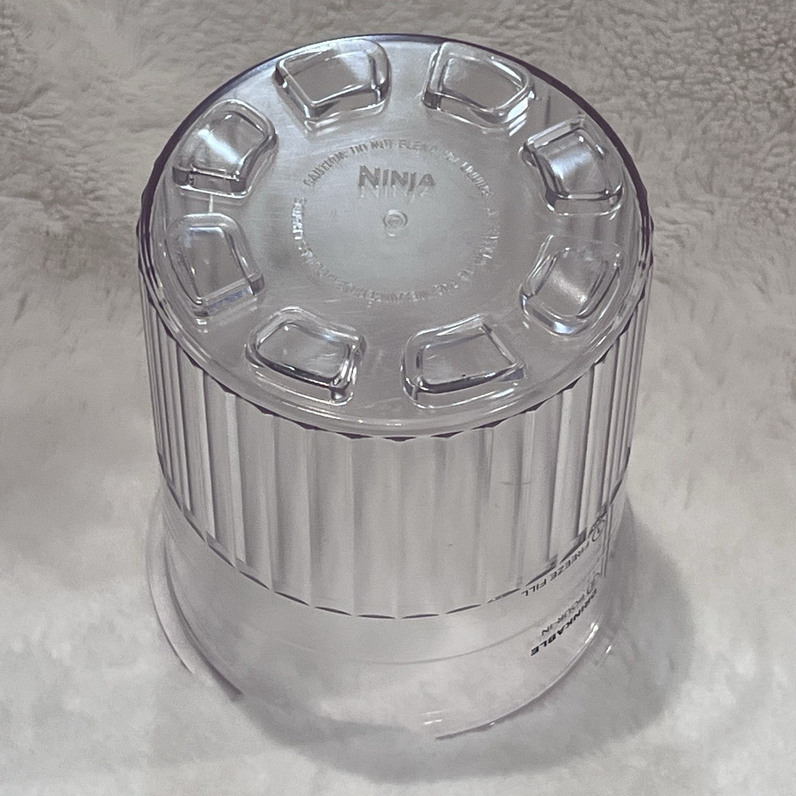Ninja Creami Deluxe Pint Container – 24 OZ Ice Cream Replacement – No Lid – EC