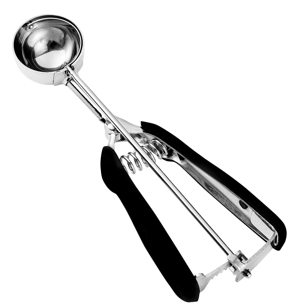 HOMURE H Cookie Scoop 2 Tablespoon, Size #40 Dough #40/ 2 Tbsp, Black