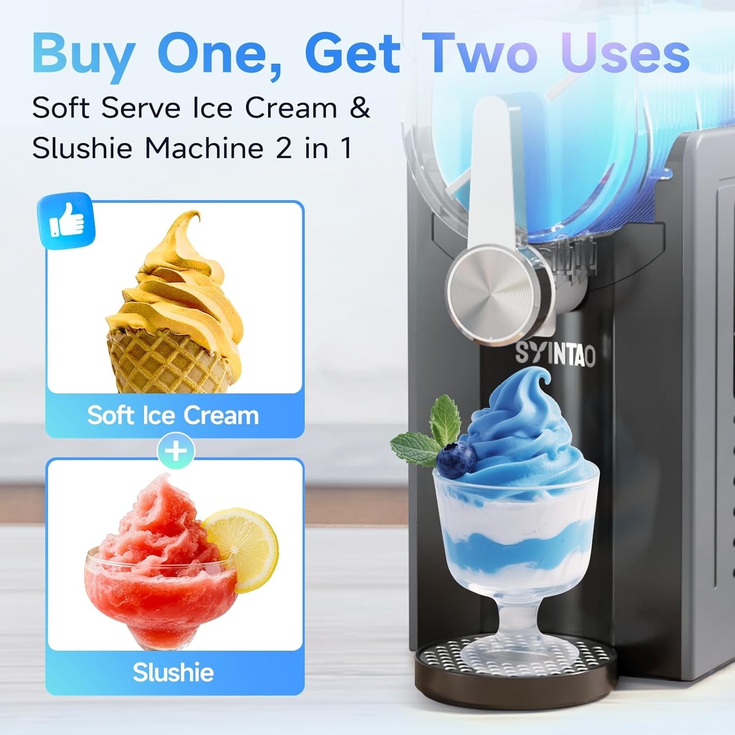 Frozen Drink Maker – 6 Preset Modes, Auto-Clean, Delay Timer