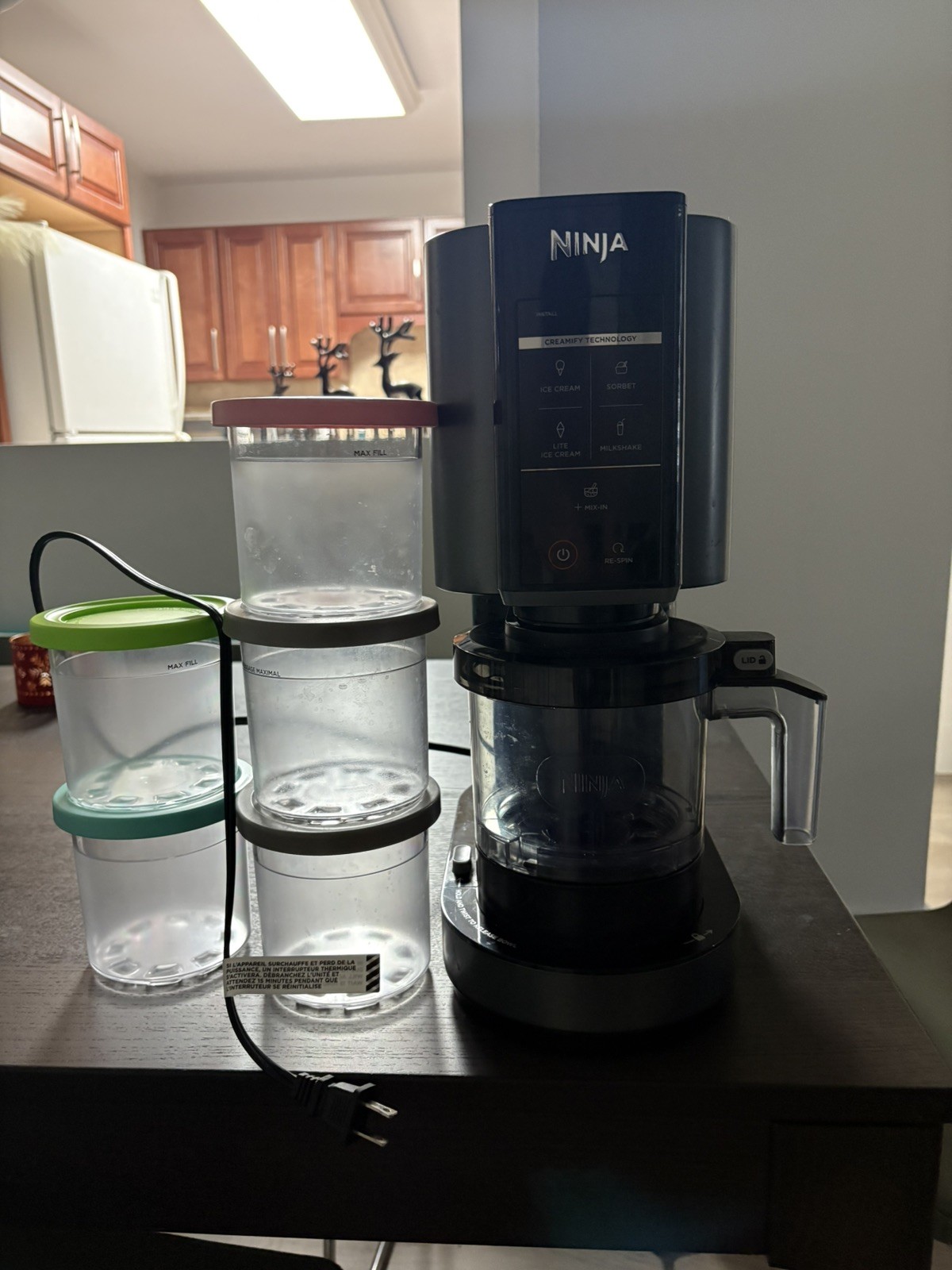 Ninja Creami NC300 Ice Cream Maker Machine With 5 Pints And Lids