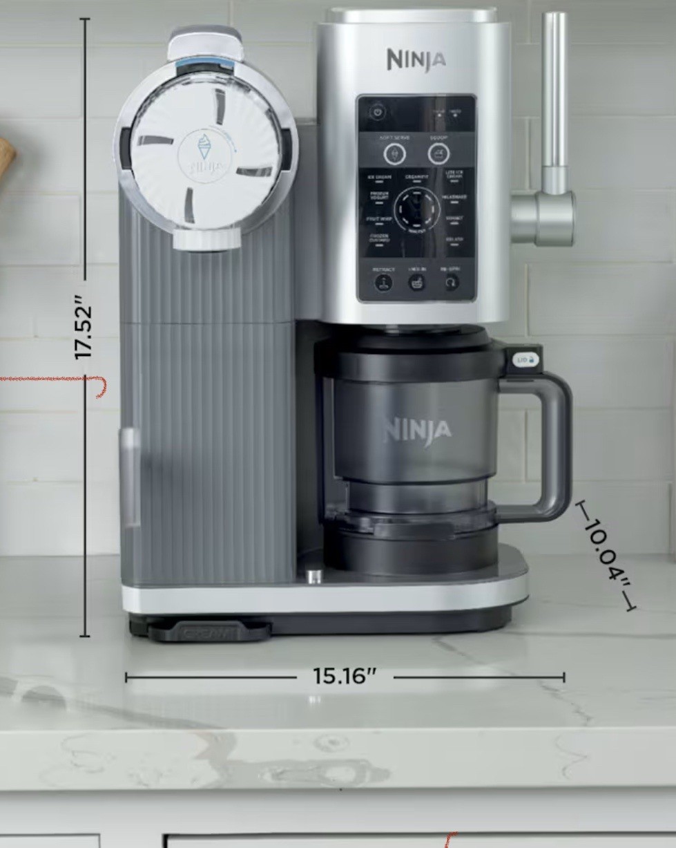 Ninja Swirl by CREAMi Ice Cream and Soft Serve Maker 13 in 1 NC701