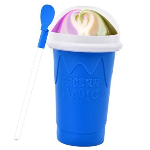 Slushie Maker Cup, Magic Quick Frozen Smoothies Cups for Homemade 500ML Bule
