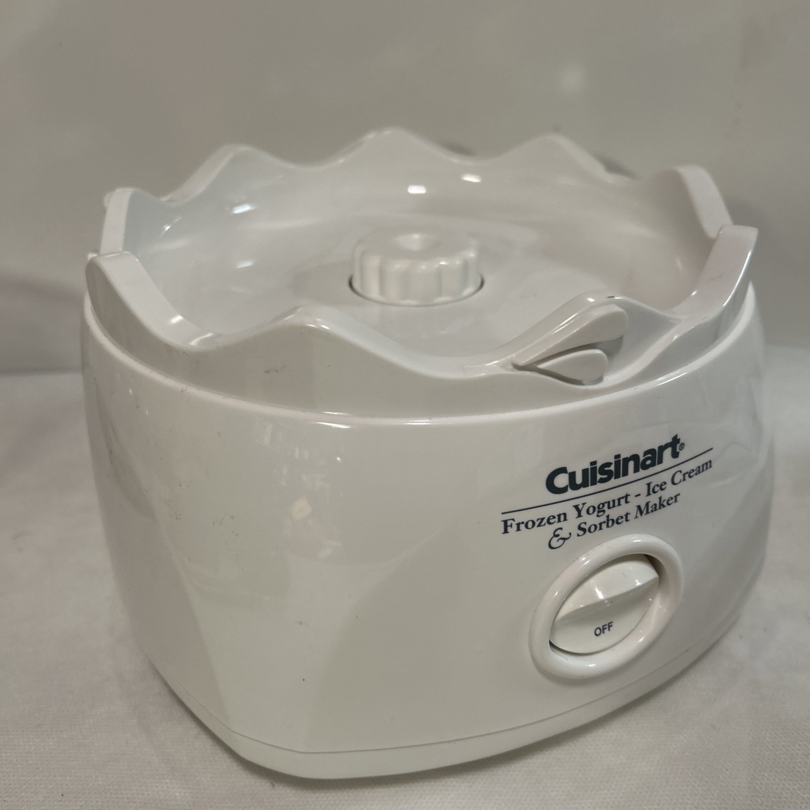 Cuisinart ICE-20 Frozen Yogurt Ice Cream & Sorbet Maker Base/Motor Tested!