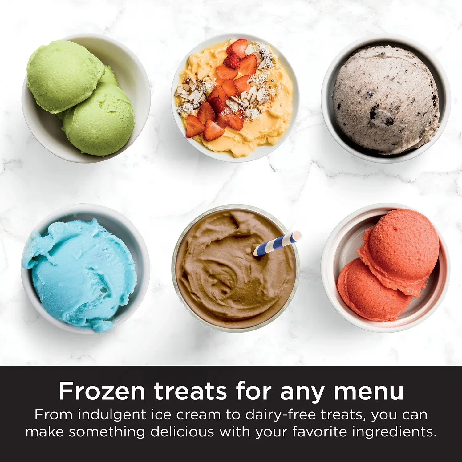 Ninja CREAMi 7-in-1 Ice Cream & Sorbet Maker with Additional Pints – 4 Pints