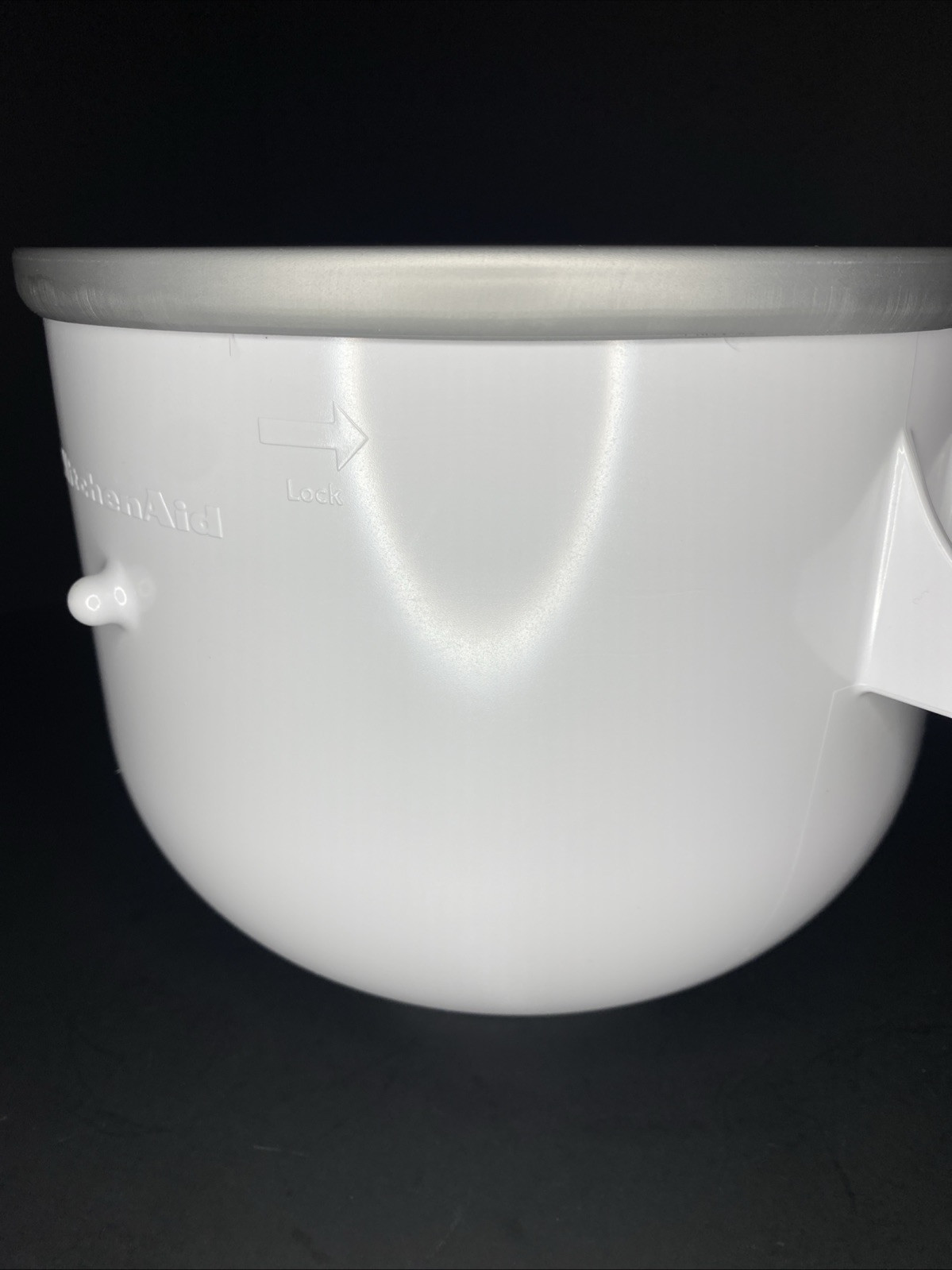 KitchenAid Icecream Froz Yogurt Mixing Bowl 2qt White Stand Mixer BOWL ONLY