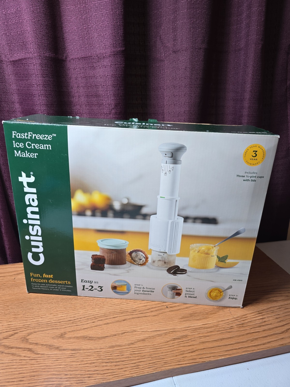 Cuisinart FastFreeze 5-in-1 Ice Cream, Sorbet, Milkshakes, Slushies and Mix-In