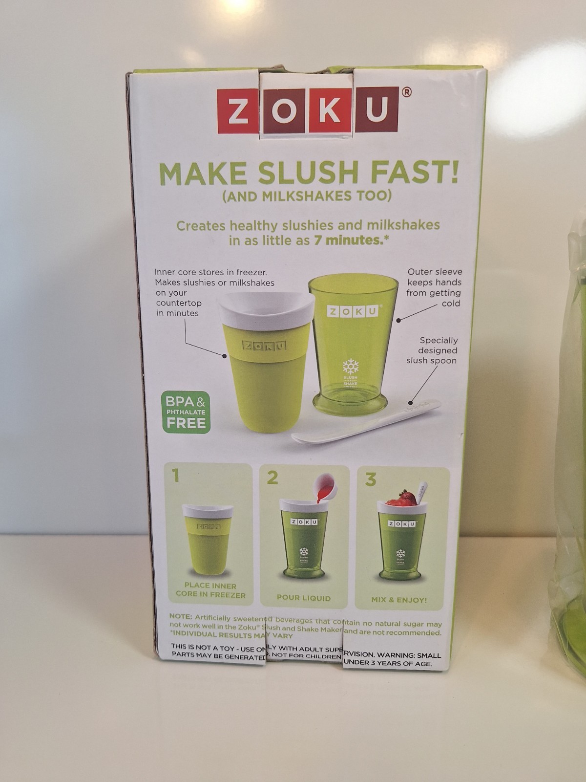 Zoku Slush and Shake Maker Single Serve Smoothies Milkshakes in Minutes