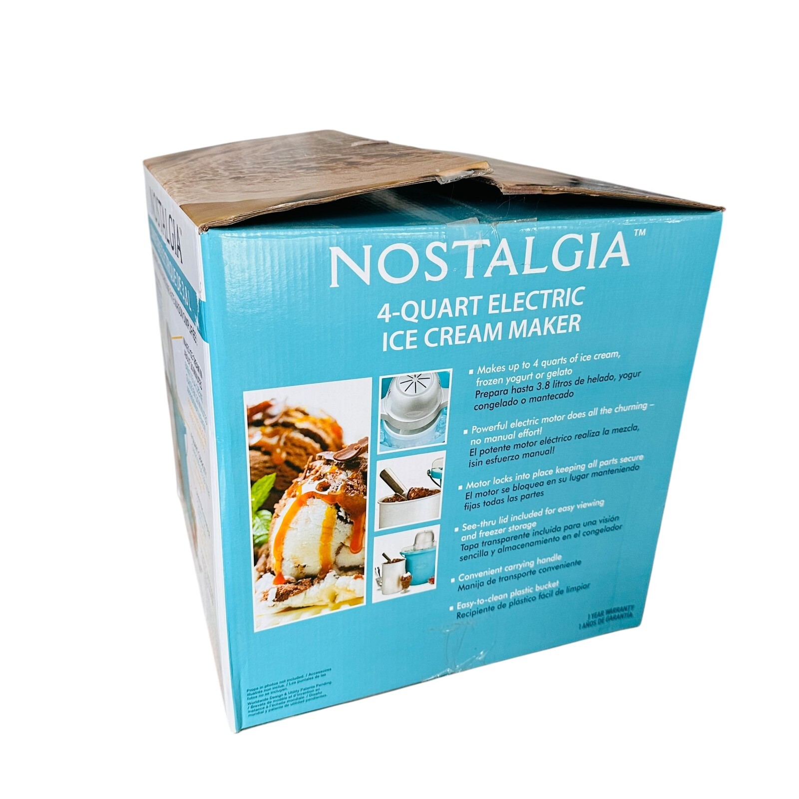 Nostalgia 4 qt electric Ice Cleam maker