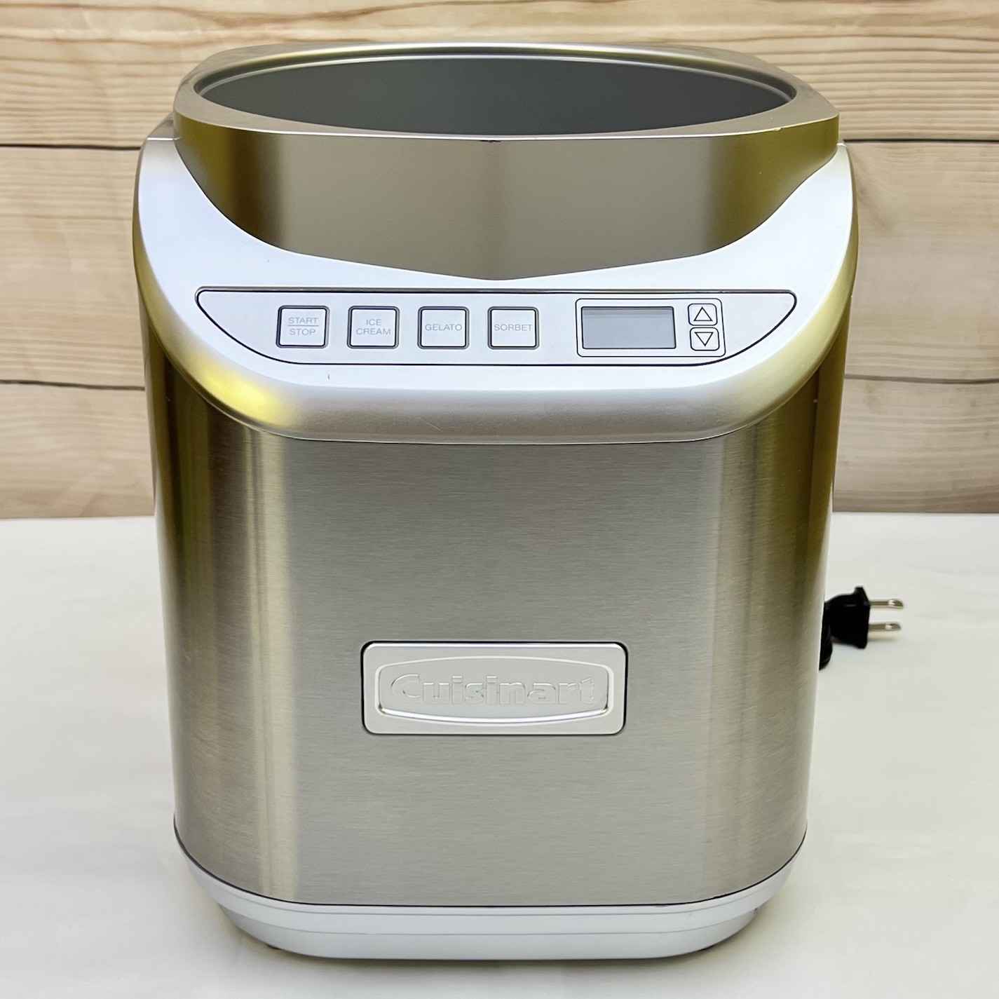 Cuisinart ICE-70 Ice Cream Maker 2-Qt Stainless Steel Base ONLY Main Unit *READ*