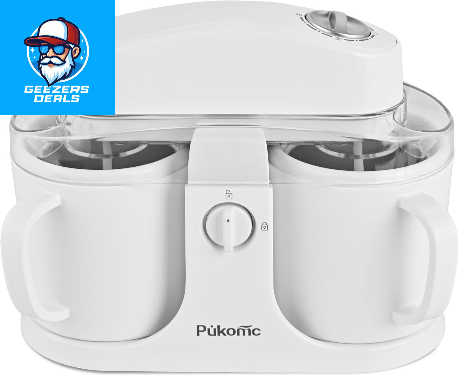 Ice Cream Maker Machine for Home Use, with Two Ice Cream Bowls,Simple Operation
