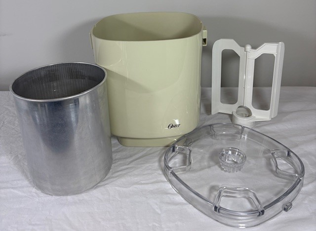 Vintage Designer Kitchen Center Ice Cream Maker Accessory Attachment EUC