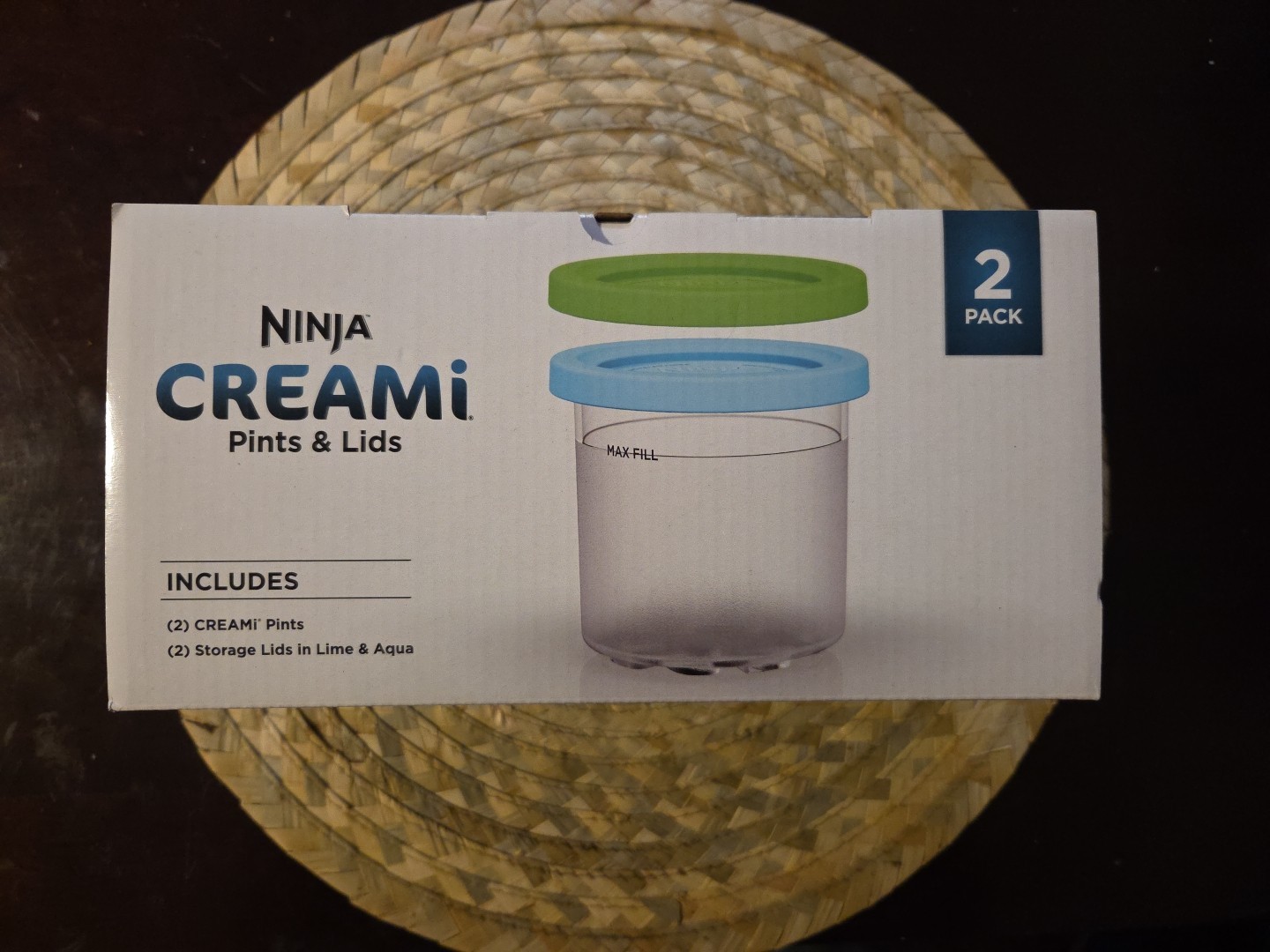 Ninja Creami Pints and Lids- 2 Pack Ninja Creami Containers New In Box