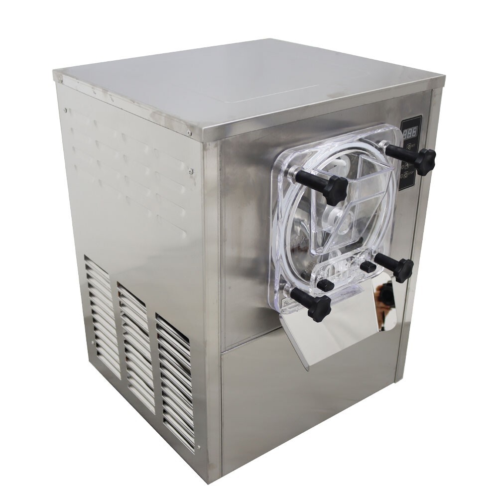 110V Hard Ice Cream Machine Desktop Automatic Ice Cream Maker 25-30L/h