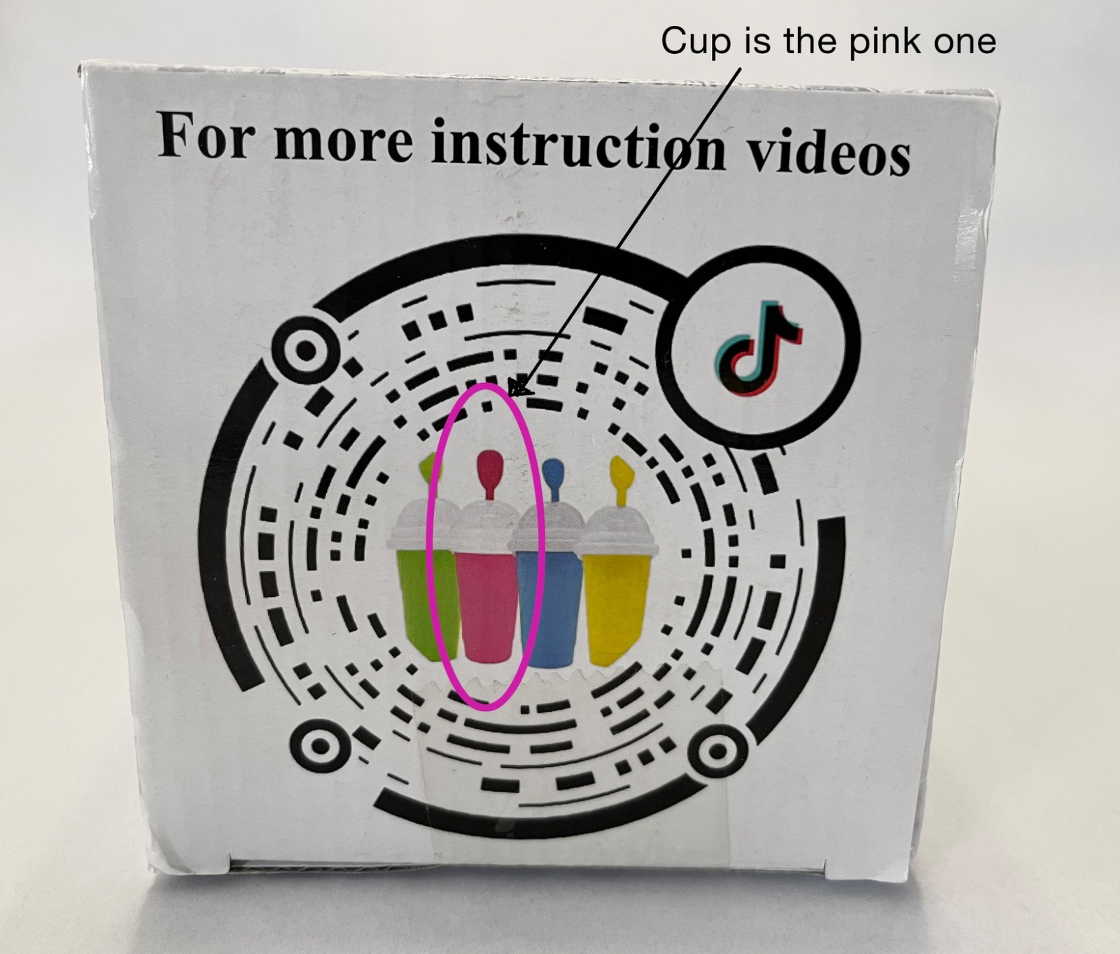 Silicon Slushy Maker Squeeze Ice Cup, Pink, Freeze for DIY Slushies!