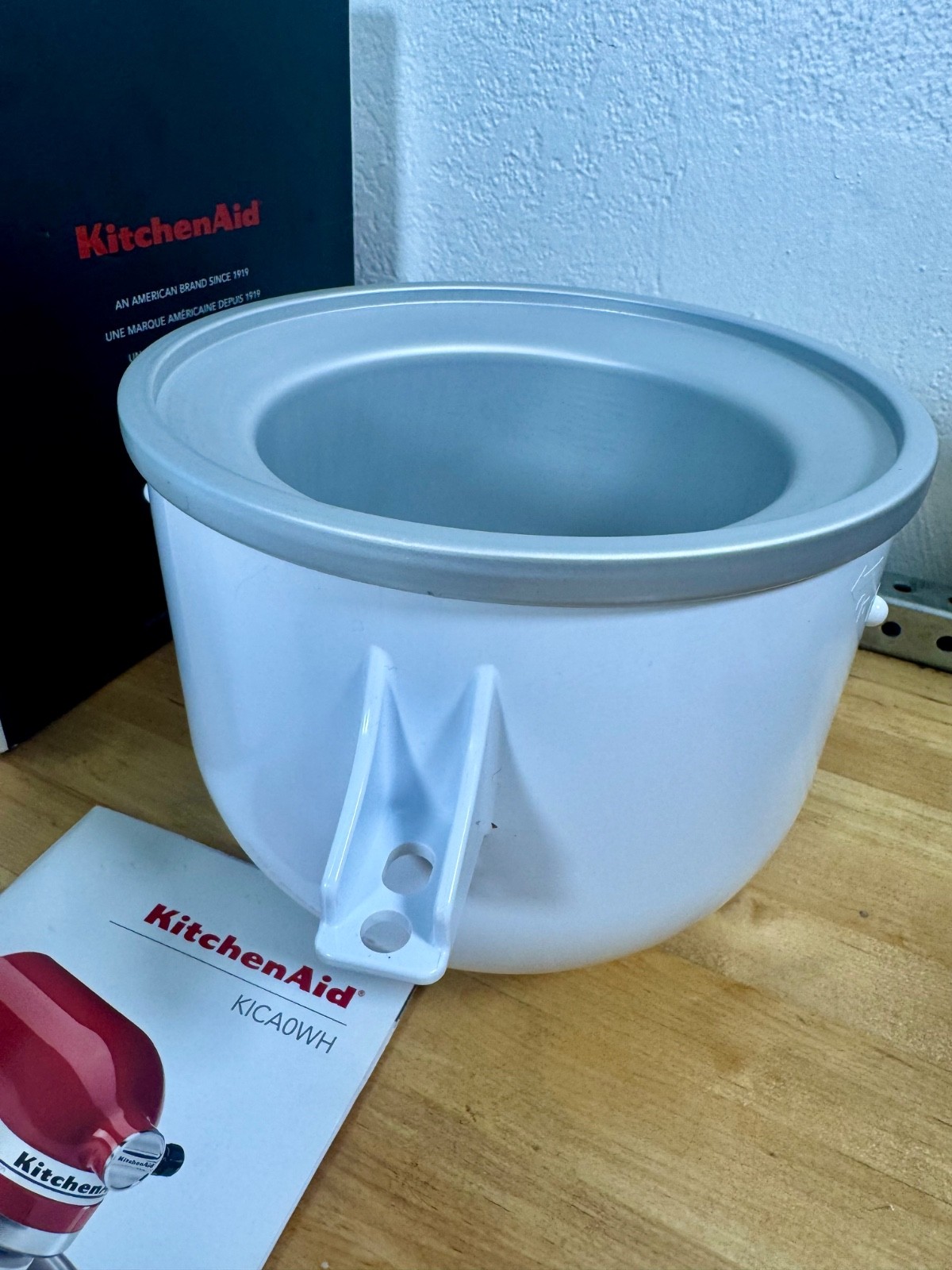 Kitchenaid Ice Cream Maker 2Qt Stand Mixer Attachment KICAOWH williams sonoma