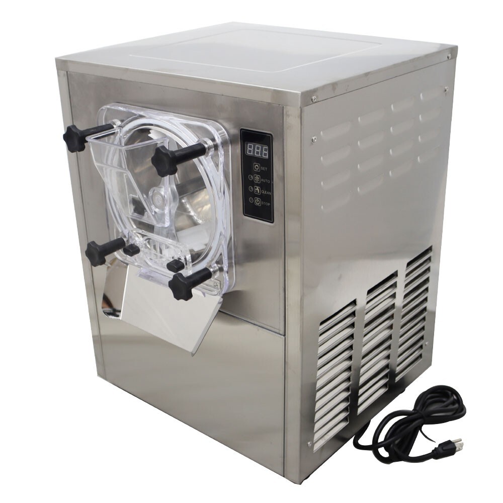 110V Desktop Commercial Hard Ice Cream Machine Powered Ice Cream Maker 25-30L/h