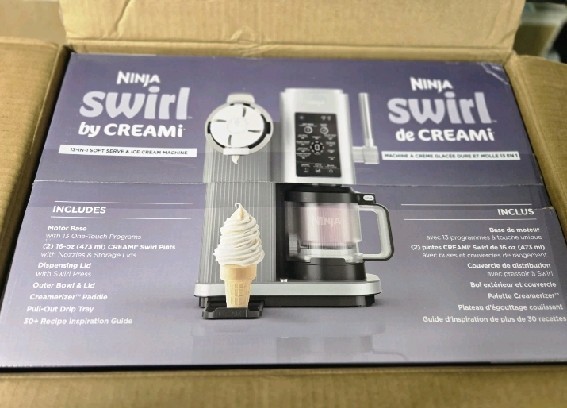 Ninja Swirl by CREAMi Ice Cream Soft Serve Machine 13-in-1 Frozen Treat Maker