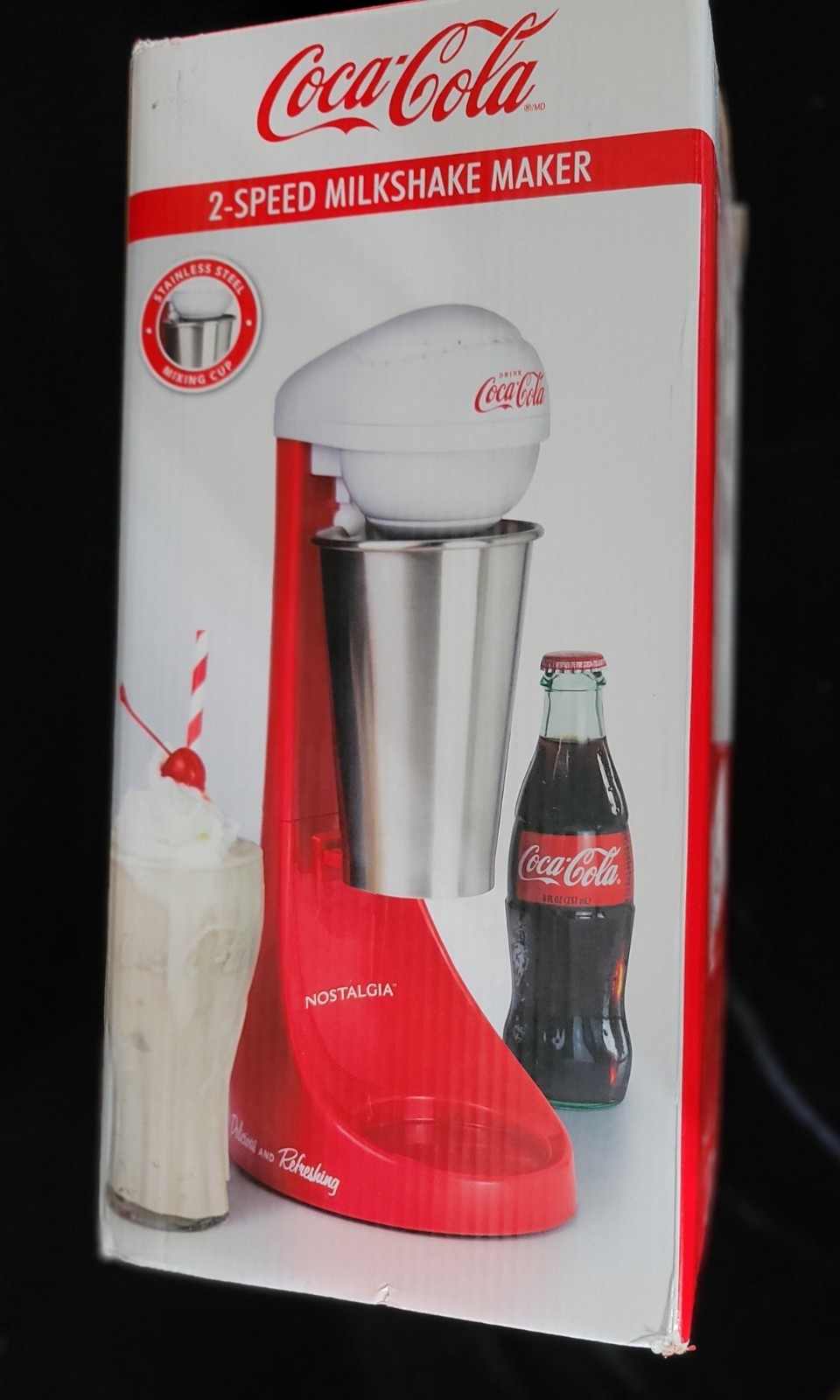 Coca-Cola Limited Edition 2 Speed Milkshake Maker By Nostalgia