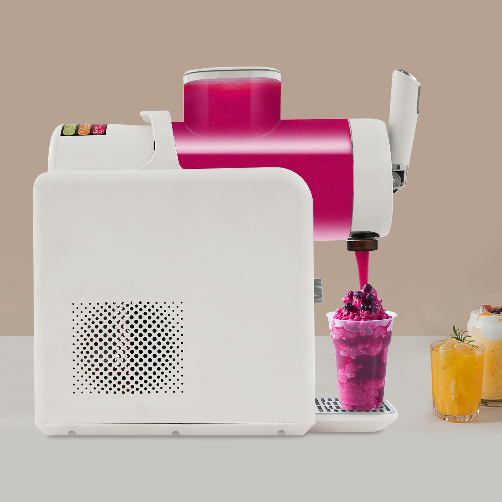 Slushie Machine for Home No Ice Needed, 60.9oz Frozen Drink Maker Self-Cleaning