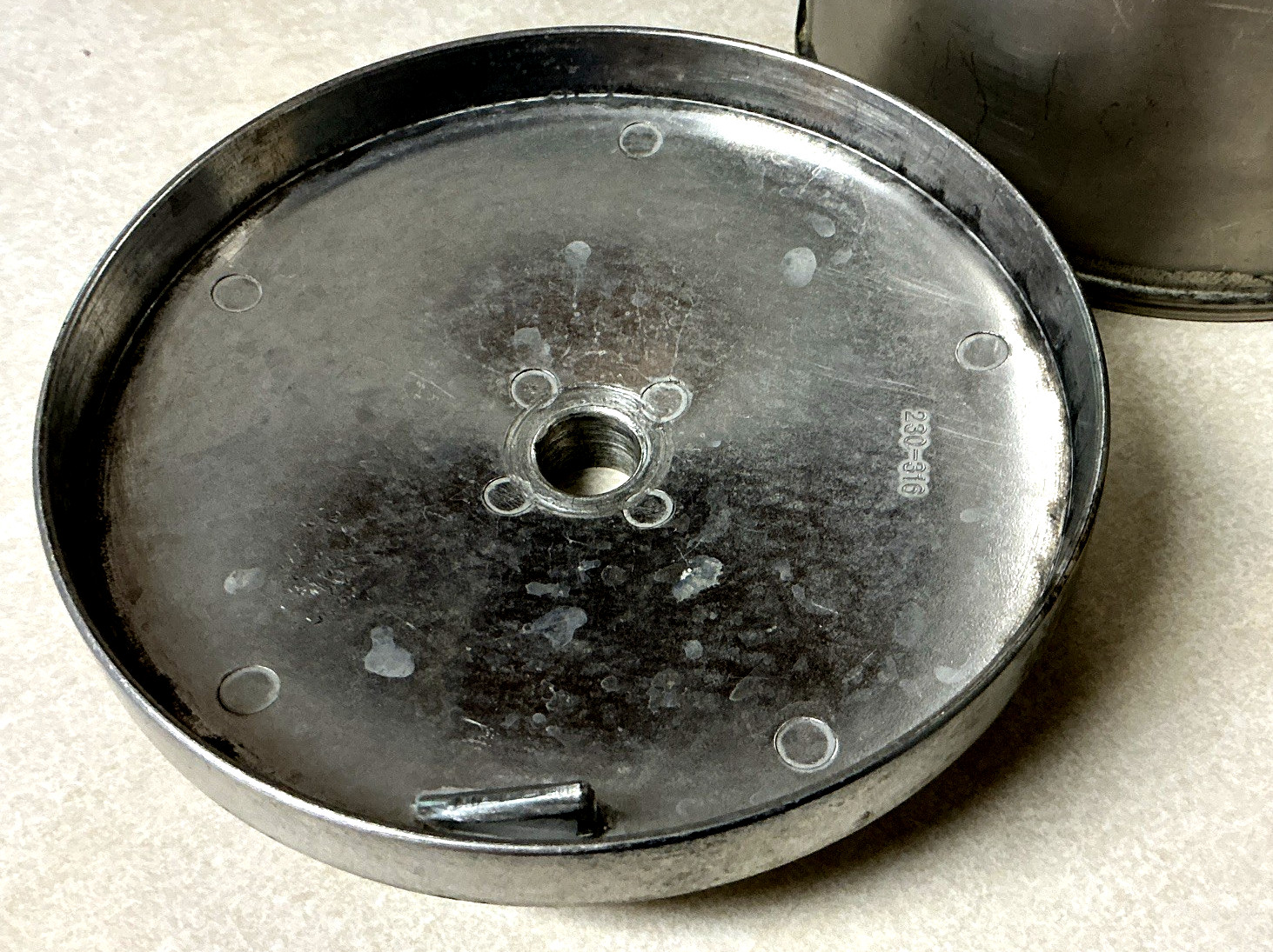 WHITE MOUNTAIN 6 Quart Ice Cream Maker Canister Lid and Dasher