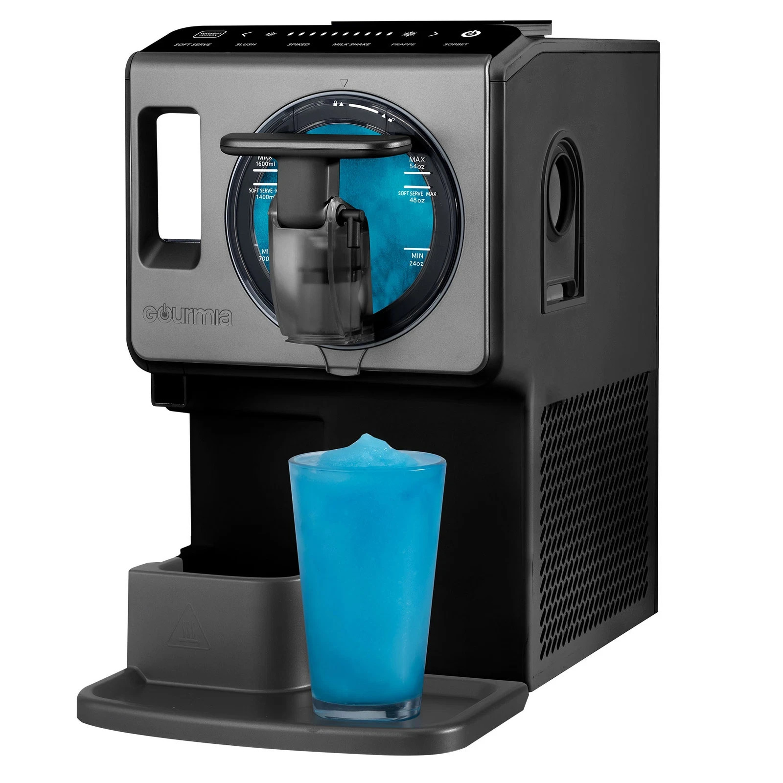 Gourmia 2Qt Soft Serve Ice Cream Maker Frozen Drink Machine w/ Topping Dispenser