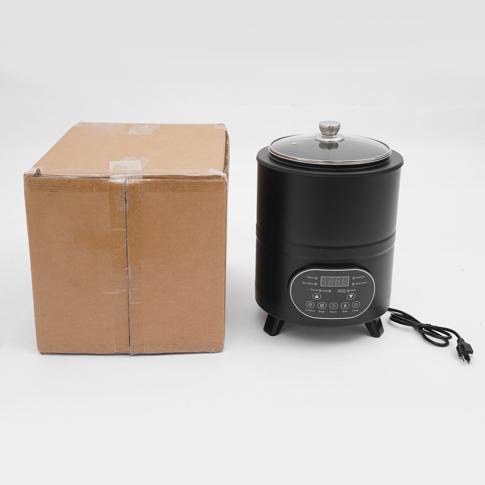 8L Commercial Yogurt Maker 400W Yogurt Maker Machine w/Time&Temperature Control