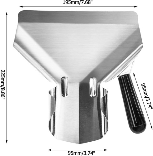 Stainless Steel French Fry Right Handle (1 Pc), Material