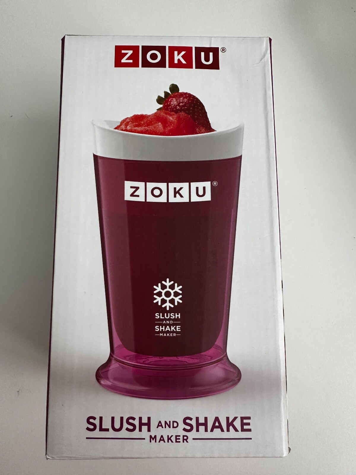 Zoku Slush and Shake Maker Compact Make and Serve Cup with Freezer Core Purple