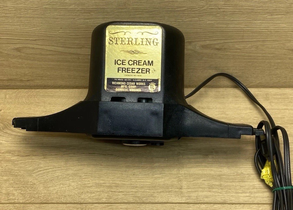 Sterling 165A 5 Qt Ice Cream Freezer Replacement Motor OEM Tested Works Great
