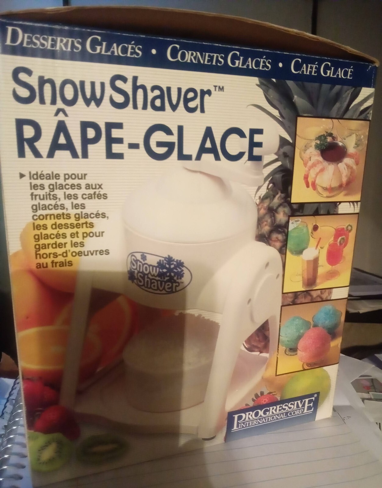 frozen dessert maker, grinder for snow cones