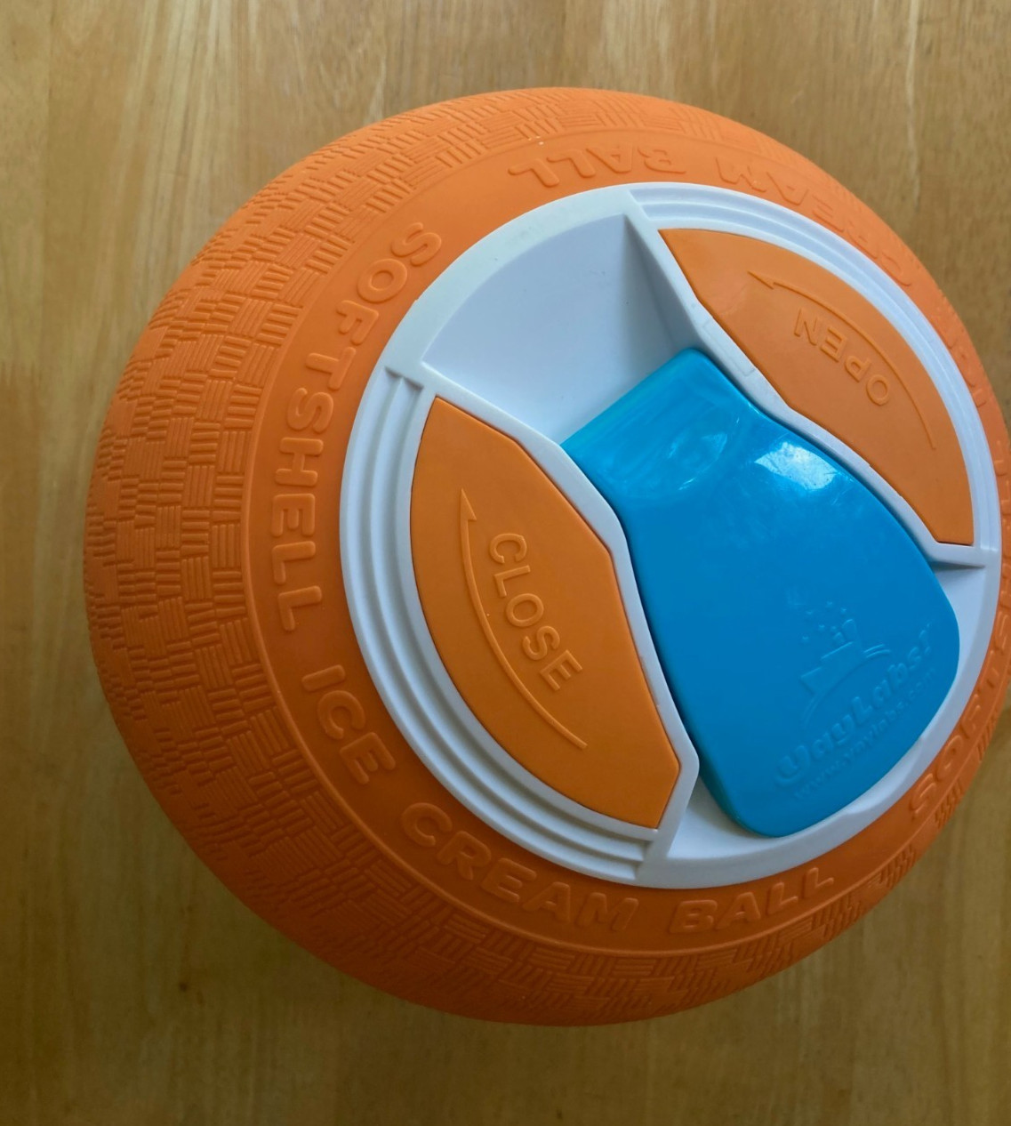 Yay Labs High Fives UCO Soft Shell Ice Cream Ball Ice Cream Maker Orange