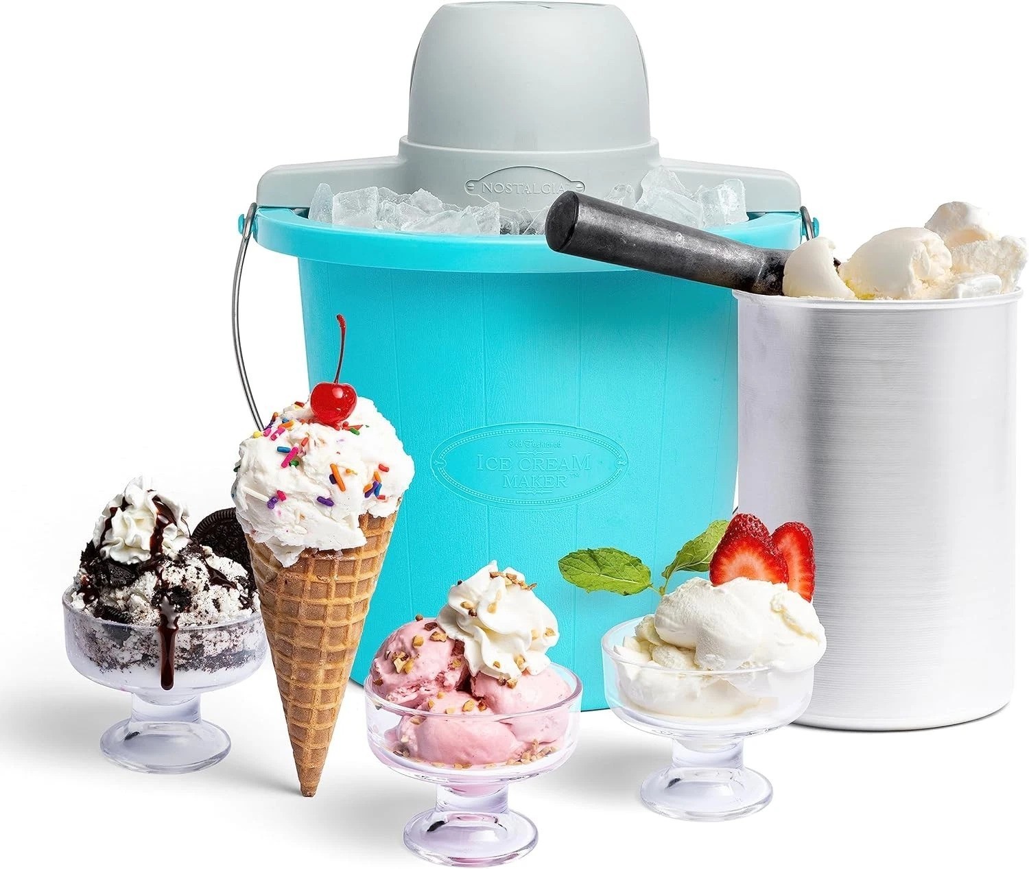 Timeless Electric Ice Cream Maker – Soft Serve, Gelato & Yogurt Maker in Minutes