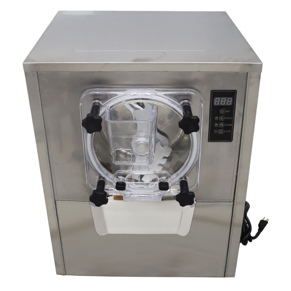 110V Desktop Commercial Hard Ice Cream Machine Powered Ice Cream Maker 25-30L/h