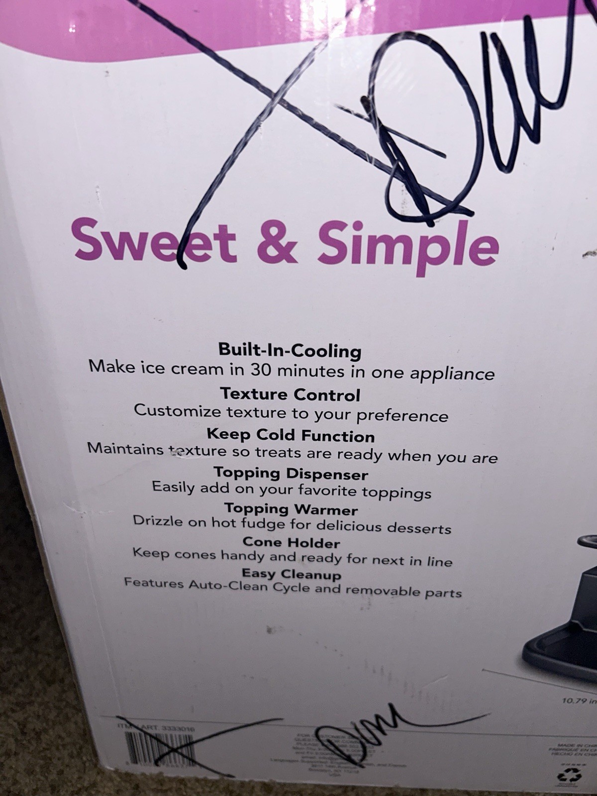 Gourmia 2 Quart Soft Serve Ice Cream Maker Frozen Drink 6 Presets Costco