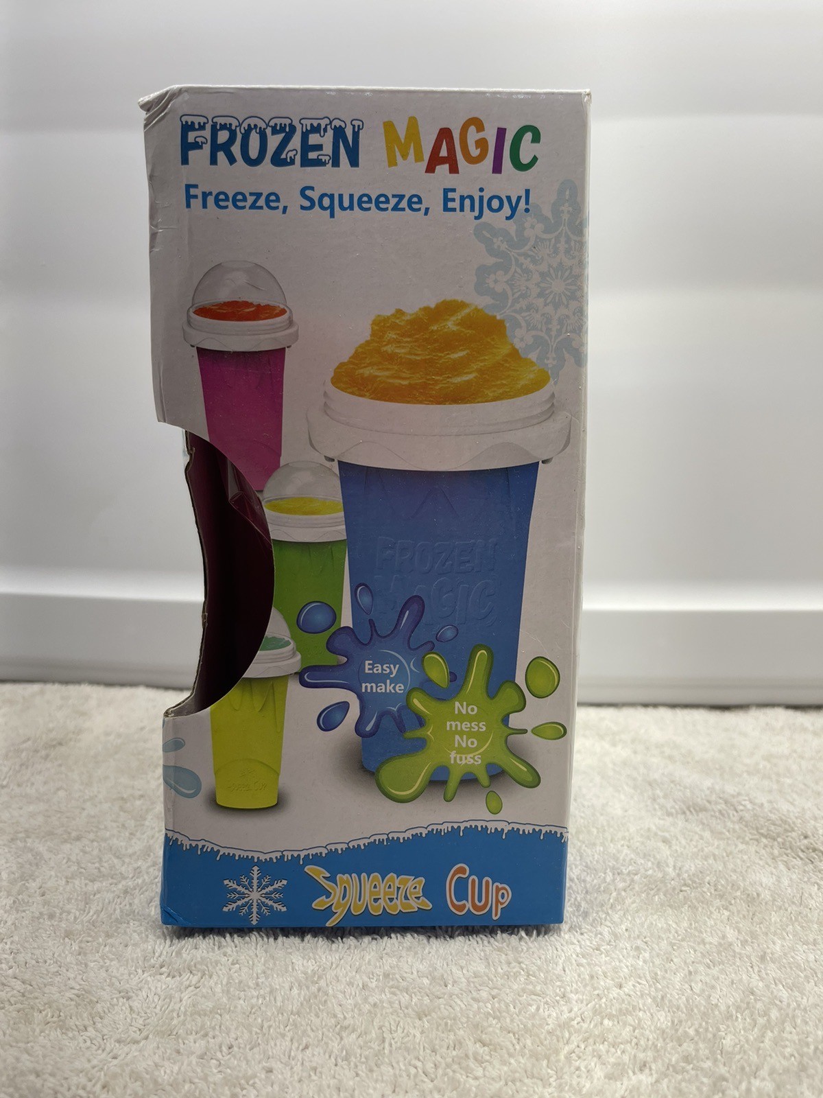 FROZEN MAGIC Squeeze Cup, Pink – Easy To Make, No Mess New In Box