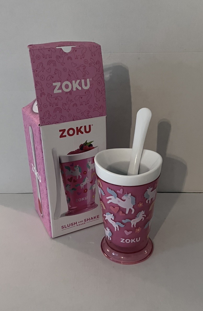 ZOKU Slush & Shake Maker Pink Unicorn Makes Slushies Fast BPA & Phthalate Free